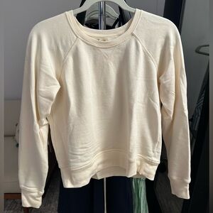 Madewell cream sweatshirt